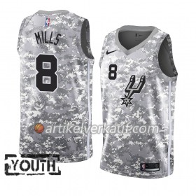 NBA San Antonio Spurs Trikot Patty Mills 8 2018-19 Nike Grau Swingman - Kinder